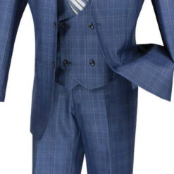 Renaissance Collection - Regular Fit 3 Piece Suit Oxford Blue -Alberto Nardoni Shop 01 VIN V2RW 7 OXFORDBLUE 16 4 9332fb10 b608 4f2f 9598 019d080d4358