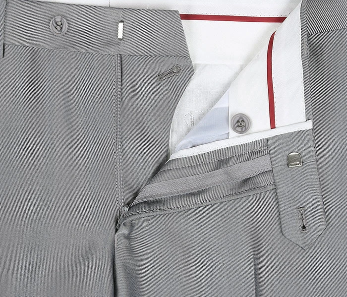 Gray Slim Fit Sharkskin Italian Styled 2 Piece Suit 6 Gray Slim Fit Sharkskin Italian Styled 2 Piece Suit - Image 6