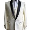 29-C-Tux-Shawl Shinny-Silver -Tuxedo WholesaleDistributors