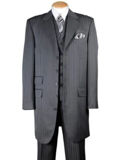 Mafia Outfit - Mobster Outfit - Italian Costume - Grey Suit