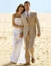 Tan Big And Tall Linen Suit