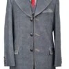 Denim Suit - Cotton Fabric Vested Suit - 3 Pieces Suit - Vested FancyBlack Suit