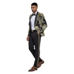 2025 Prom Special Black Paisley 2pc Mens Suit By Tazzio -Alberto Nardoni Shop Black2 11aacc0a d03a 40d2 be5e b1264e6713e5
