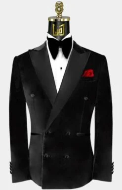 Double Breasted Tuxedo - Velvet Tuxedo Dinner Jacket In Black - Navy - Emerald Green - Burgundy -Alberto Nardoni Shop Black Suit 9bfcf870 1cc2 43fe ae5b 72937ff926db