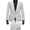 Ivory Tuxedo - Cream Wedding Suit- Off White Groom 2PieceSuit