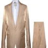 Champagne Color Wedding Suit - Beigish Goldish Color Tuxedo - Rossi Man Leo
