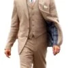 Mens Great Gatsby | Leonardo Dicaprio Suit In Light Brown