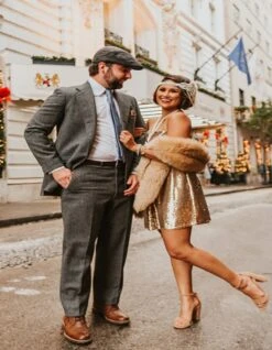 Mens Great Gatsby Suit- Great Gatsby Custome Gray Color