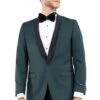 Dark Green Tuxedo - Men's One Button Shawl Lapel Hunter Green Dinner Jacket