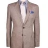 Tan Linen Suit - Dark Tan ~ Taupe ~ Khaki Big And Tall Linen Suit