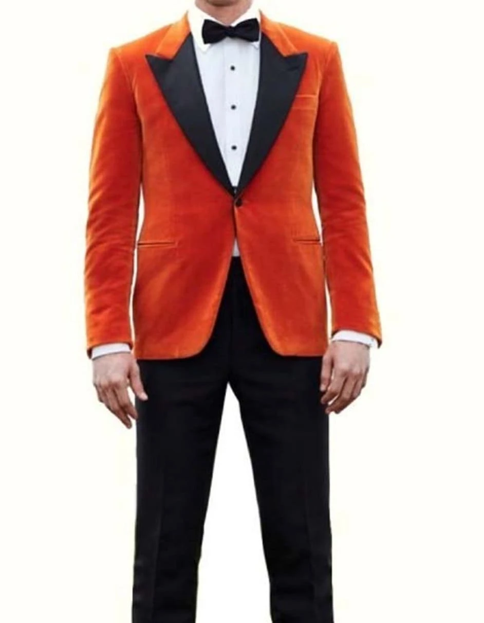 Kingsman Orange Jacket - Orange Tuxedo Dinner Jacket 1 Kingsman Orange Jacket - Orange Tuxedo Dinner Jacket