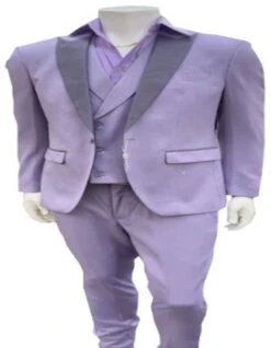 Mens Lavender Prom Tuxedo Suit - Vested Lilac Color Suit -Alberto Nardoni Shop Lilac Color Suits
