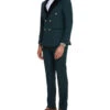 Dark Green 2 Piece Slim Fit Double Breasted Tuxedo