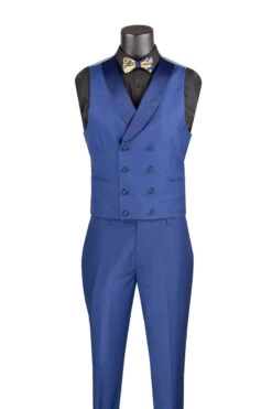 Navy Gold Modern Fit 3 Piece Suit With Matching Bow Tie -Alberto Nardoni Shop MVJQ 1 NAVY 2 a97bd0da 75fc 44f8 ae1f 3f7b82234810