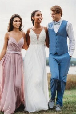 Western Suit - Trajes Para Hombres - Cowboy Formal Attire - Trajes De Novio - Cornflower -Alberto Nardoni Shop Men Cornflower Single Breasted Suit