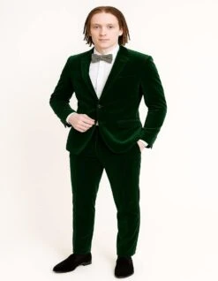 Men’s Emerald Green Velvet Suit – Slim Fit Tuxedo For Weddings, Prom, And Carpet Events 11 Men’s Emerald Green Velvet Suit – Slim Fit Tuxedo For Weddings, Prom, And Carpet Events -Alberto Nardoni Shop Men sGreenVelvetSuit b77326fc e8b1 4362 86a8 f351f30c437d