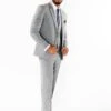 Western Suit - Trajes Para Hombres - Cowboy Formal Attire - Trajes De Novio - Grey