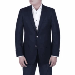 Wholesale Mens Jackets - Wholesale Blazer -Navy Blue Brass ButtonsBlazer