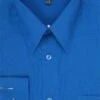 Cheap Mens Dress Shirt Royal Blue Discounted Affordable Shirt  $35