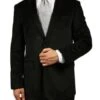 Black Kids Sizes Luxurious Velvet Highlights Two-Button Single-Breast Men's & Boys Sizes Perfect For Toddler Wedding Attire Outfits Jacket