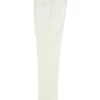 Offwhite Flat Front Wool Dress Pant 2560 By Tiglio Luxe