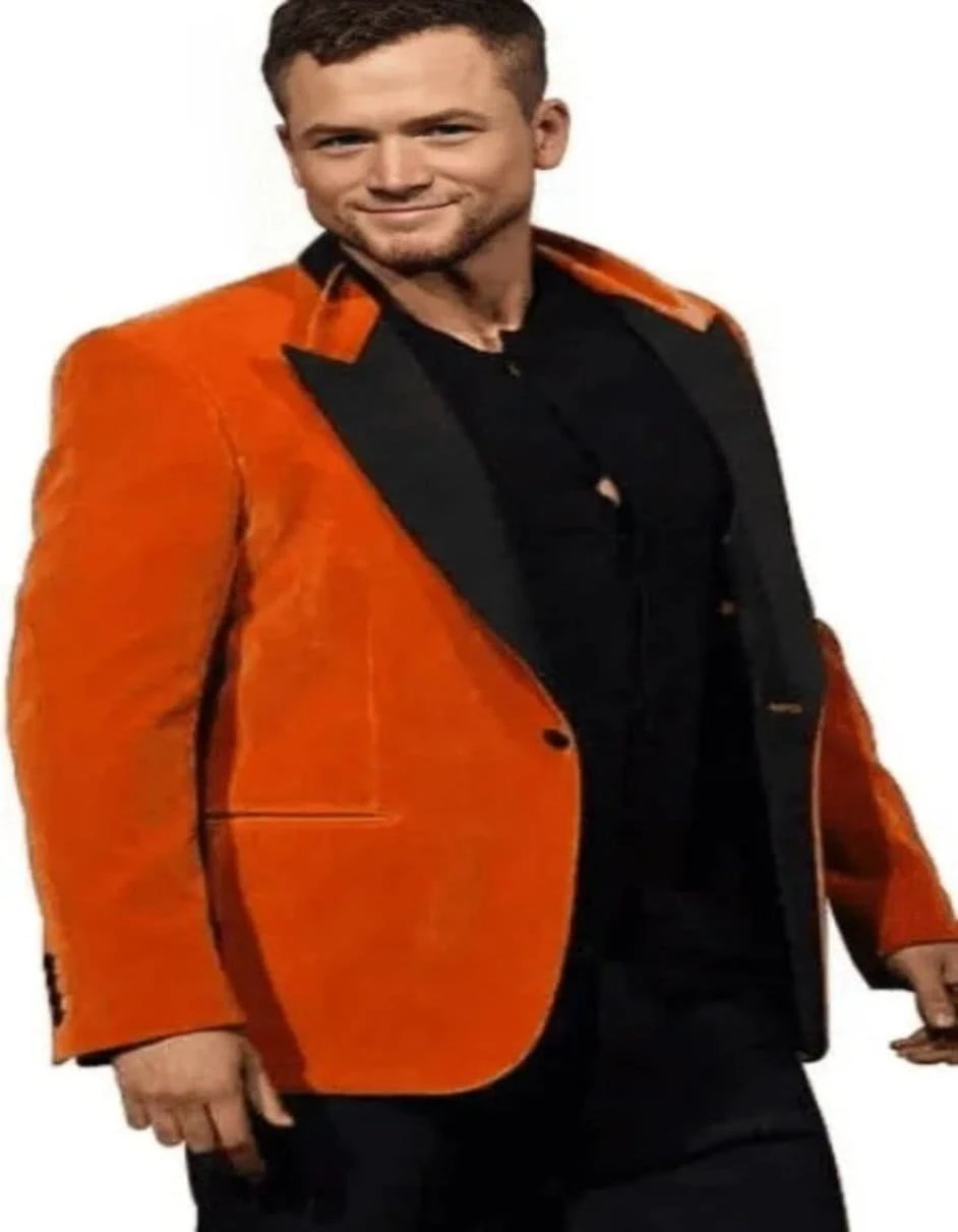 Kingsman Orange Jacket - Orange Tuxedo Dinner Jacket 2 Kingsman Orange Jacket - Orange Tuxedo Dinner Jacket - Image 2