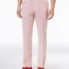 Mens New Years Outfit Pre-Order September-30-2021 Mens Slim-Fit Stretch Red/White Seersucker ~ Sear Sucker Suit Men's Tapered Men's Dress Pants - Cheap Priced Dress Slacks For Men On Sale