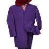 Mens 2PC Classic Long Fashion Zoot Suit Purple