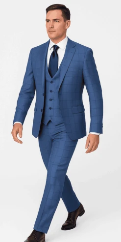 Rossi Man MAX RM1785 Slim Fit 3-Piece Suit – Stylish Formalwear For Men -Alberto Nardoni Shop ROSSI MAN SLIM FIT 3 PIECE SUIT MAX RM1785 3