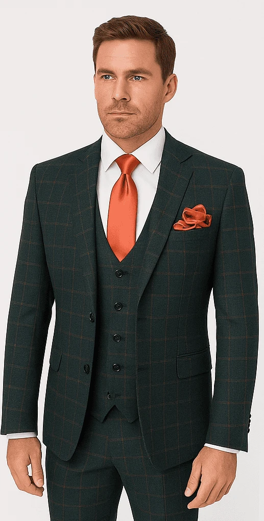 Rossi Man MAX RM1788 Slim Fit 3-Piece Suit – Stylish Formalwear For Men 5 Rossi Man MAX RM1788 Slim Fit 3-Piece Suit – Stylish Formalwear For Men - Image 5