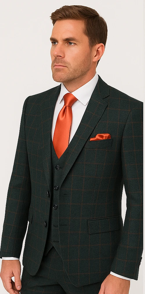 Rossi Man MAX RM1788 Slim Fit 3-Piece Suit – Stylish Formalwear For Men 3 Rossi Man MAX RM1788 Slim Fit 3-Piece Suit – Stylish Formalwear For Men - Image 3