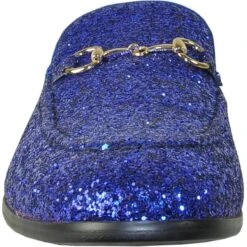 Mens Modern Glitter Sequin Prom Tuxedo Loafer In Royal Blue -Alberto Nardoni Shop ROYAL BLUE8