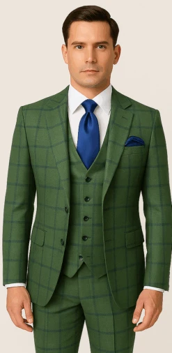 Rossi Man Max RM1841 – Men's Slim Fit 3-Piece Suit For Men -Alberto Nardoni Shop Rossi Man Max RM1841 Slim Fit 3 Piece Suit