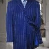 Royal Blue Pinstripe Zoot Suit - 1920's Suit - Gangster Suit