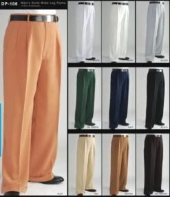 Mens Pleated Dress Pants Mizzani Pleated Super 120'S