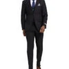 Stacy Adams - 3 Piece Hybrid Fit Suit In Black
