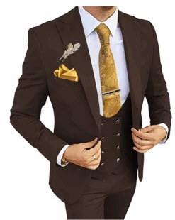 FINNEGAN SINGLE-BREASTED 3 PIECE SLIM FIT LAPEL SUIT(BLAZER+PANTS+VEST) -Alberto Nardoni Shop Screenshot 2025 02 19 025218
