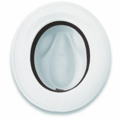 Tapa Crushable Straw Hat Fedora In Sky Blue -Alberto Nardoni Shop SkyBlue.3