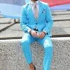Mens Suits Sky Blue