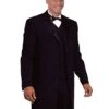 Gangster Suit - Mobster Suit - Mafia Suit For Mens Long Tuxedo Zoot Suit In Black