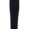 Navy Wide Leg Wool Dress Pant 2586/2576 By Tiglio Luxe TIG1002