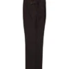 Brown Wide Leg Wool Dress Pant 2586/2576 By Tiglio Luxe TIG1003