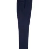 New Blue Flat Front Wool Dress Pant 2560 By Tiglio Luxe TIG1036