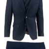 Porto Slim Fit, Pure Wool Suit & Vest By Tiglio Luxe TS4066/2