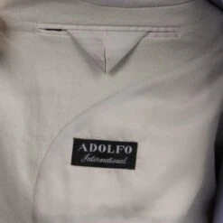 Tan Linen Suit - Two Buttons Tan Wedding / Prom Notch Collared Classic Linen For Beach Wedding Outfit Side Vent Suit -Alberto Nardoni Shop Tan Classic Suit3