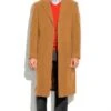 Mens Overcoat - Mens Long Wool Topcoats - Topcoat For Men-Camel Men's Dress Coat Full Length Overcoat ~ Long Men's Dress Topcoat - Winter Coat (Cashmere Touch (Not Cashmere))
