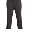 "Black Men's Modern Fit Dress Pants - Wool Feel"