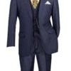 Morgan Collection - Regular Fit 3 Piece Suit 2 Button Navy