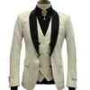 Ivory Tuxedo - Cream Wedding Suit- Off White Groom Suit