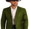 Western Blazer - Saco Vaquero Para Hombre - Paisley Blazer In Olive